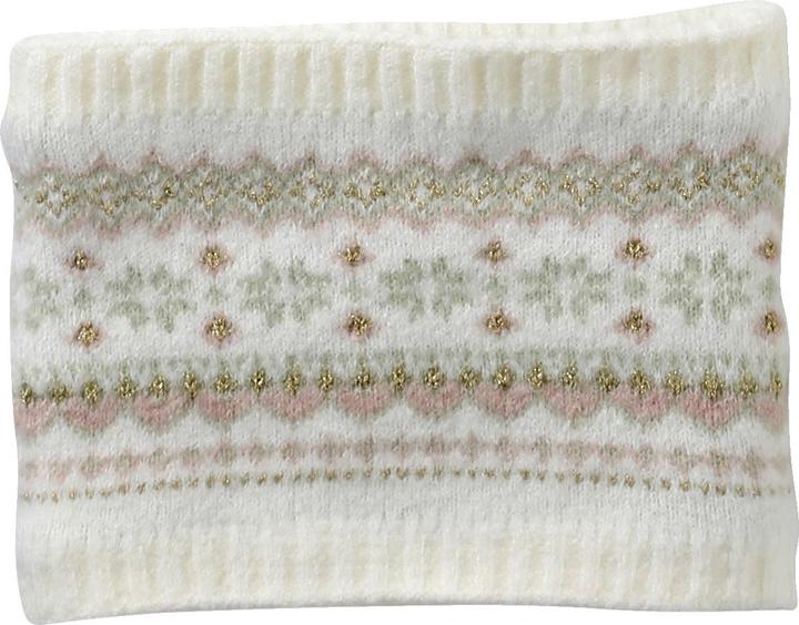 Produktbild Vertbaudet Mädchen Set: Mütze, Rundschal & Handschuhe mit Jacquardmuster und goldenen Details