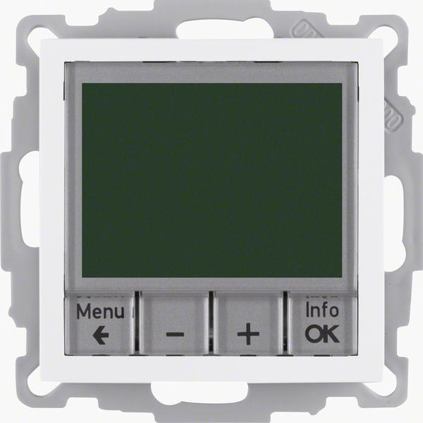 Berker Temperaturregler, Thermostat, Weiss