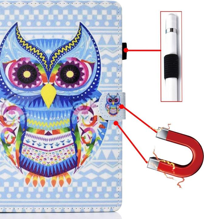 Produktbild König Design Schutz Tablet Hülle für Samsung Galaxy Tab S8 Case Cover Tasche Bumper Wallet (Galaxy Tab S8)