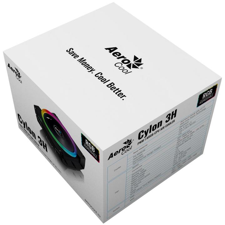 Produktbild AeroCool Cylon 3H Prozessor Kühler (98 mm)