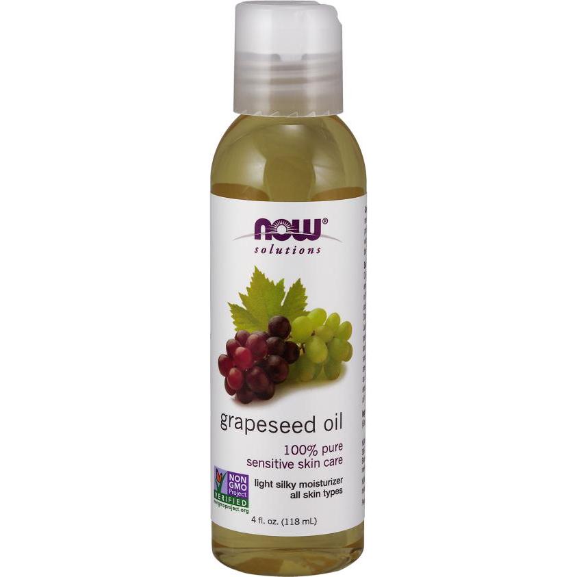 Now Foods Grapeseed (Körperöl, 118 ml) (7705)