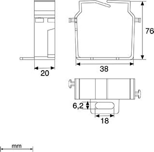 Produktbild Unex Drahthalteklammer