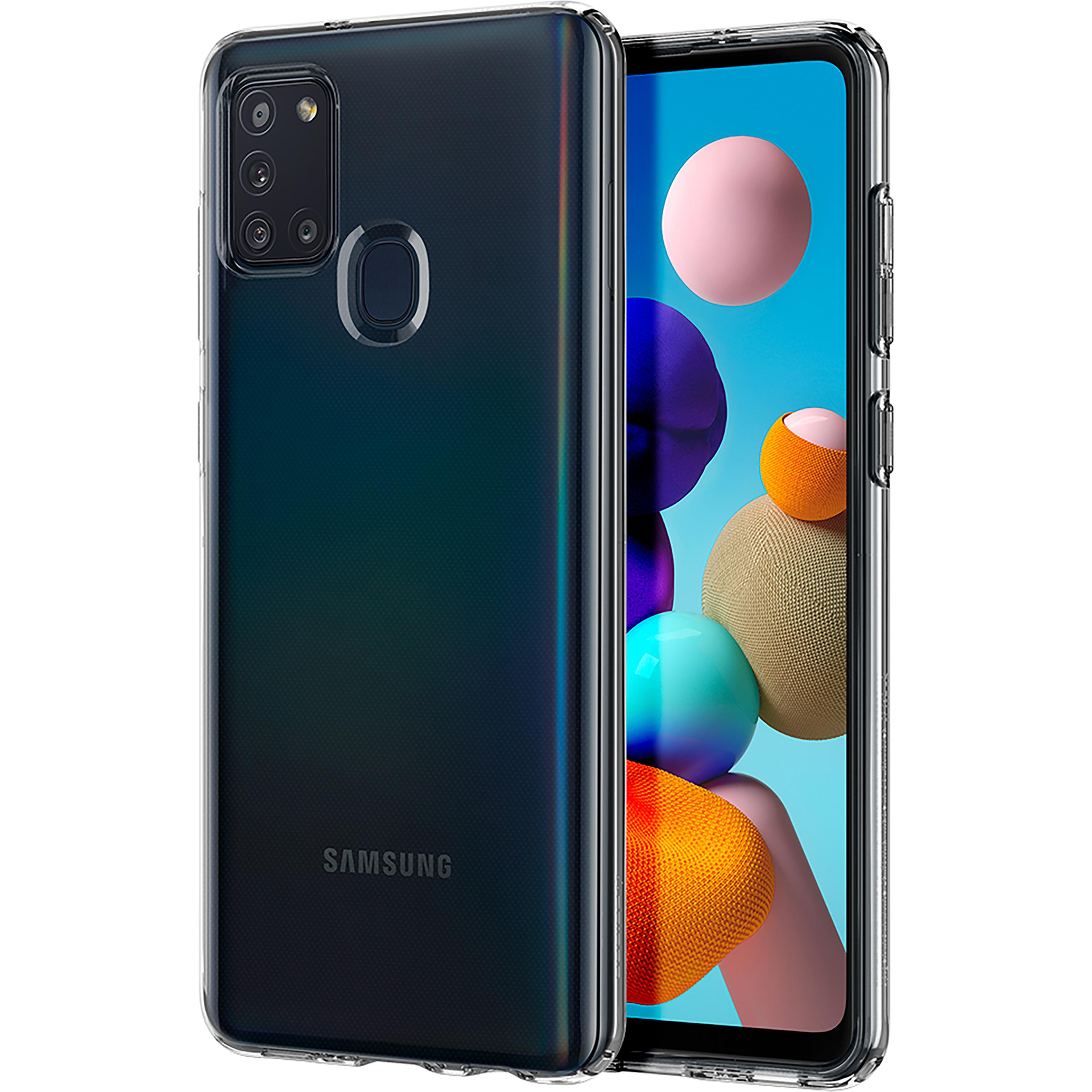 Spigen Liquid Crystal (Samsung Galaxy A21s), Smartphone Hülle, Transparent