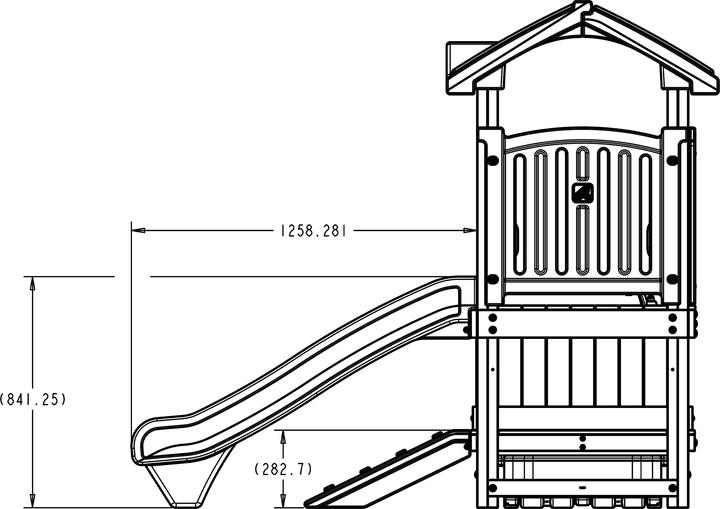 Produktbild Step2 Woodland Adventure Playhouse & Slide