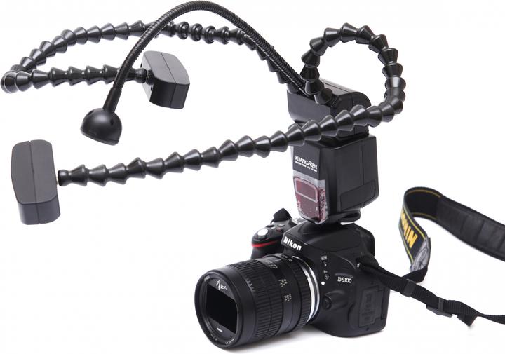 Produktbild Venus Optic Macro Twin Flash KX-800 (Makroblitz, Sony, Canon, Nikon, Pentax)