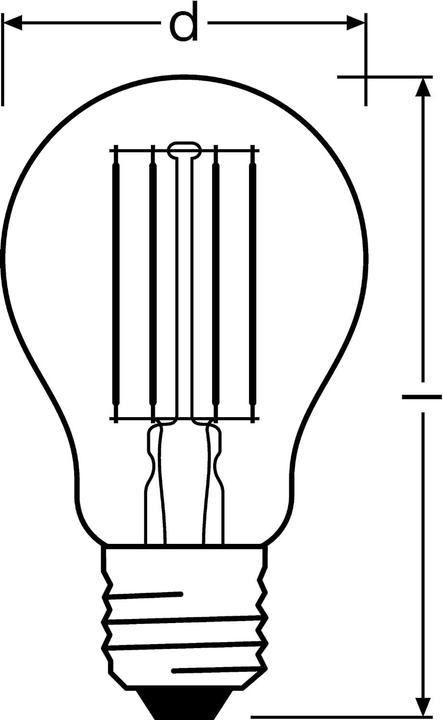 Image du produit Osram Led Base Classic A (E27, 1055 lm, 3x)