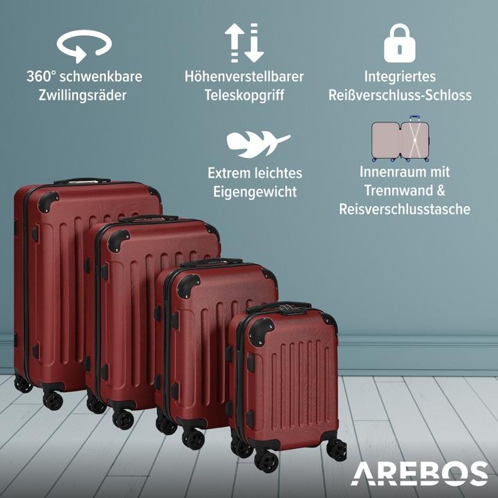 Immagine prodotto Arebos Valigia (94 l)