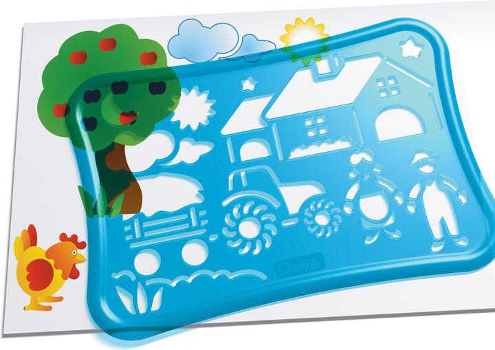 Immagine prodotto Quercetti Set di design per stencil Farm