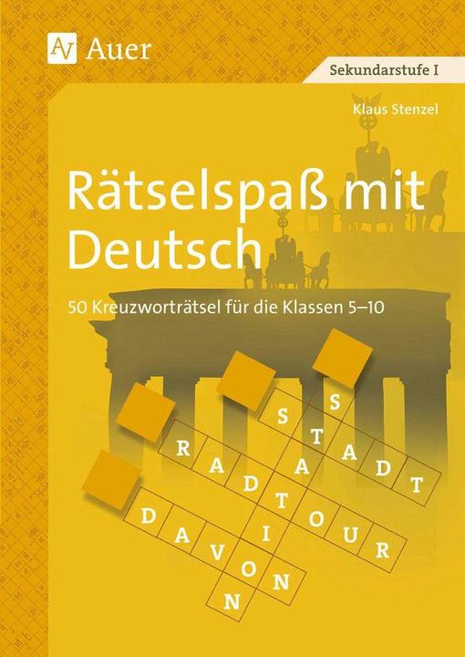 Produktbild Rätselspass mit Deutsch (Deutsch, Klaus Stenzel, 2019)