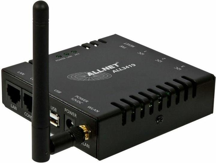 Image du produit Allnet ALL3419 / Centrale MSR IP 3x I2C, 1x USB, LAN/WLAN