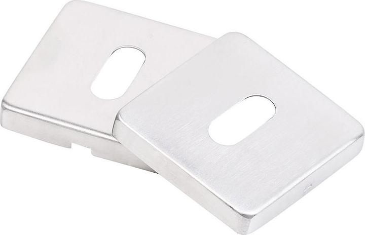 Actual product image AGT Set of 4 stainless steel door fittings (Door handle)