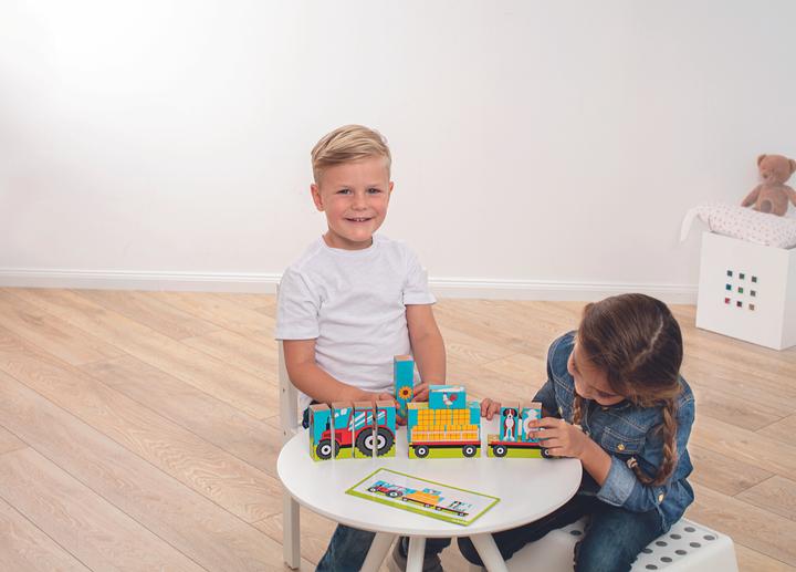 Image du produit Beleduc Puzzle à assembler La ferme (12 pièces)