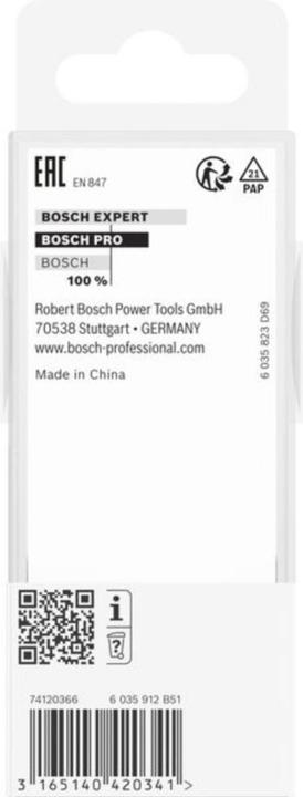 Produktbild Bosch Professional Zubehör Abrundfräser, 12 mm, R1 12 mm, L 19 mm, G 70 mm