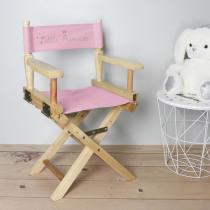 Home Deco Kids pink director chair (Child armchair)