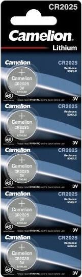 Image du produit Camelion CR2025-BP5 - Pile jetable - CR2025 - lithium - 3 V - 5 pièce(s) - 150 mAh (5 pcs, CR2025, 150 mAh)