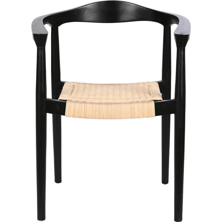 DKD Home Decor, Sedie, Stuhl Weiss Schwarz 59 x 55 x 78 cm