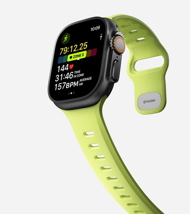 Actual product image Nomad Tempo Band 49mm Lime (Plastic, Rubber)