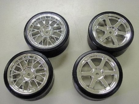 Actual product image Tamiya Drift Tire/Mesh Wheel(2)