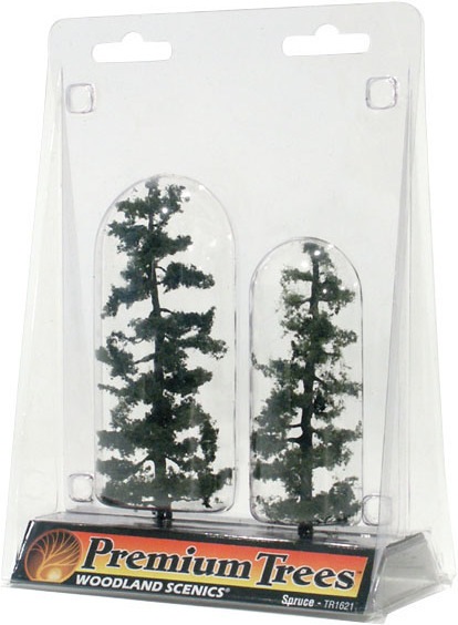 Image du produit Bachmann Trains 2 épicéas 12,5 cm et 10 cm