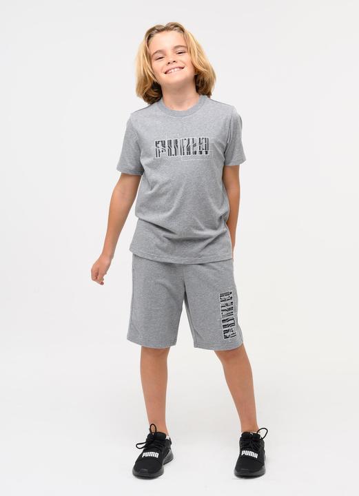 Produktbild Decathlon T-Shirt Kinder Baumwolle - Print grau (140)