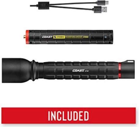 Produktbild Coast XP18R wiederaufladbare Taschenlampe 3650 Lumen (26.30 cm, 3650 lm)