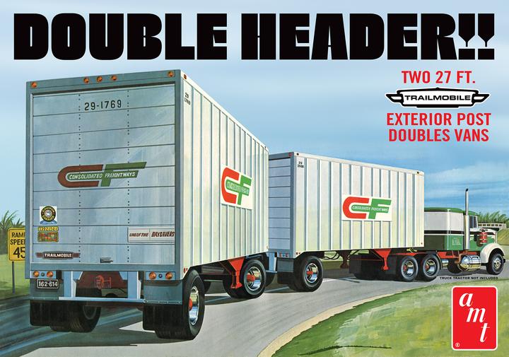 AMT Double Header Tandem Van Trailers