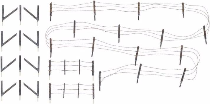 Image du produit Bachmann Trains N Clôture en fil de fer barbelé