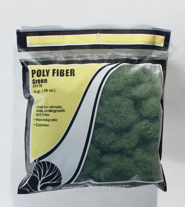 Bachmann Trains Poly Fiber Synthetische Faser, grün