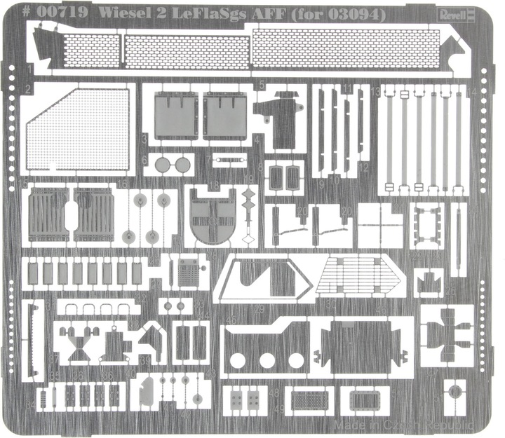 Revell Photoetched parts for 03094 (weasel)