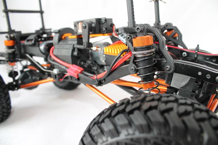 Actual product image DF-Models DF-4S Crawler 313 mm 2021 JYM Edition - ORANGE (RTR Ready-to-Run)