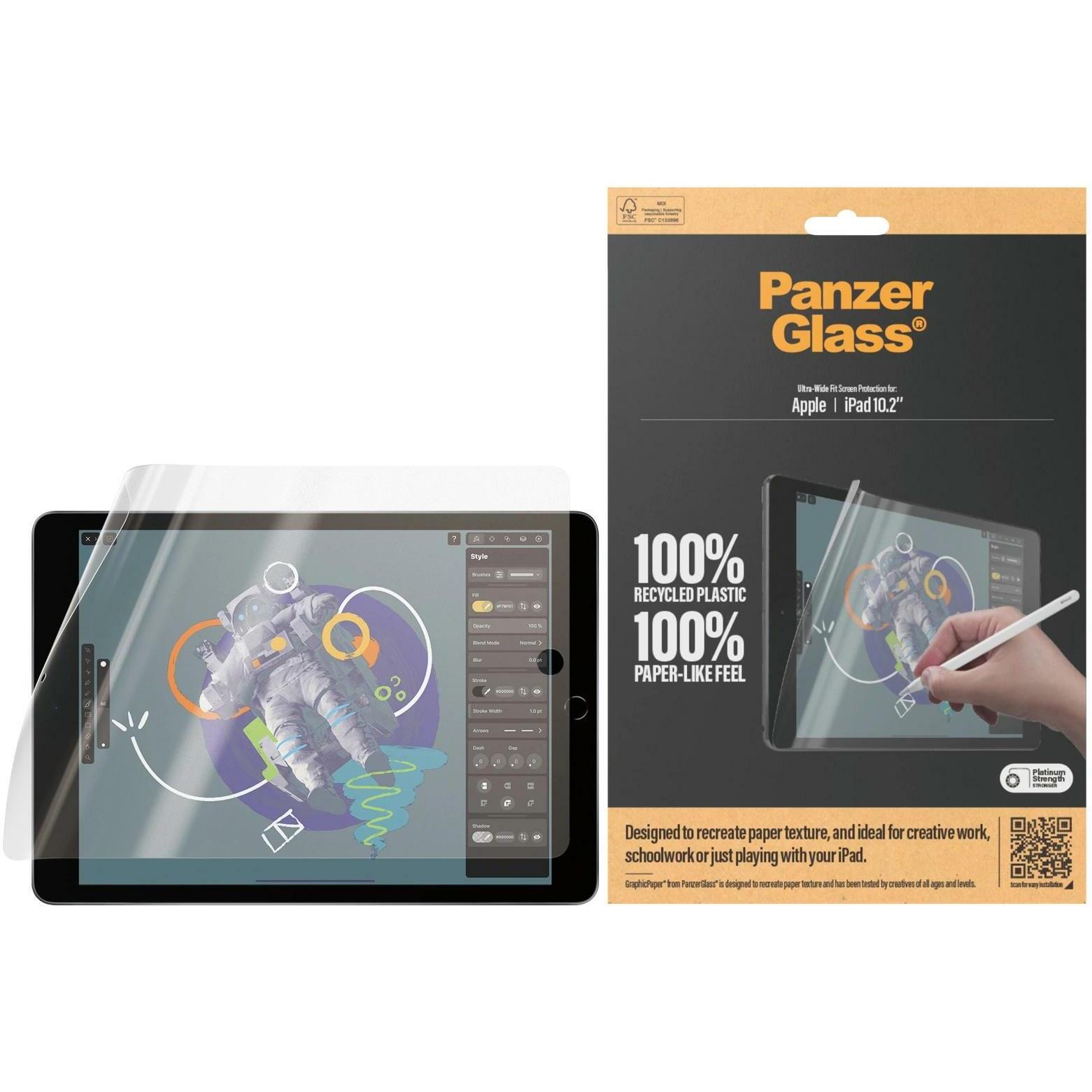 PanzerGlass Tablet Glass (1 Stück, iPad 10.2), Tablet Schutzfolie