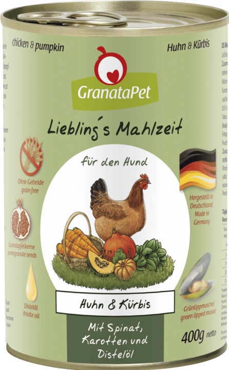 Produktbild Granatapet Liebling's Mahlzeit Huhn und Kürbis (Adult, 1 Stk., 800 g)