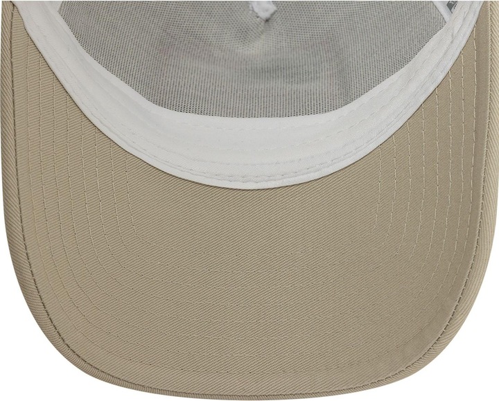 Actual product image New Era A-Frame Mesh Trucker Cap - California Patch Beige (One size)