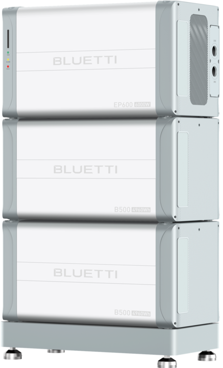 Actual product image Bluetti EP600 + 2x B500 Home Battery Backup
