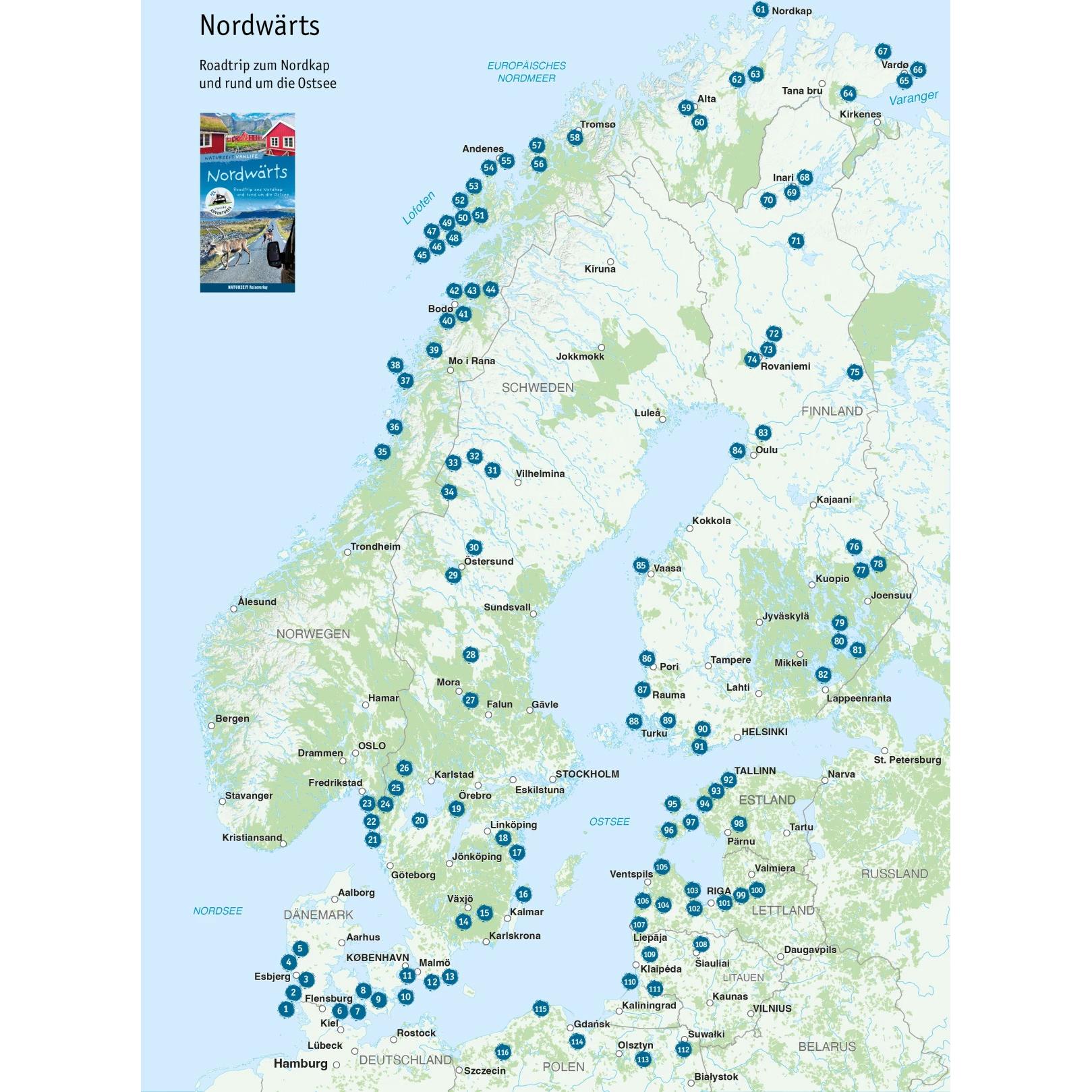 Thumbnail - Naturzeit Vanlife: Nordwärts, Ratgeber von Stefanie Holtkamp, Andrea Bergmann
