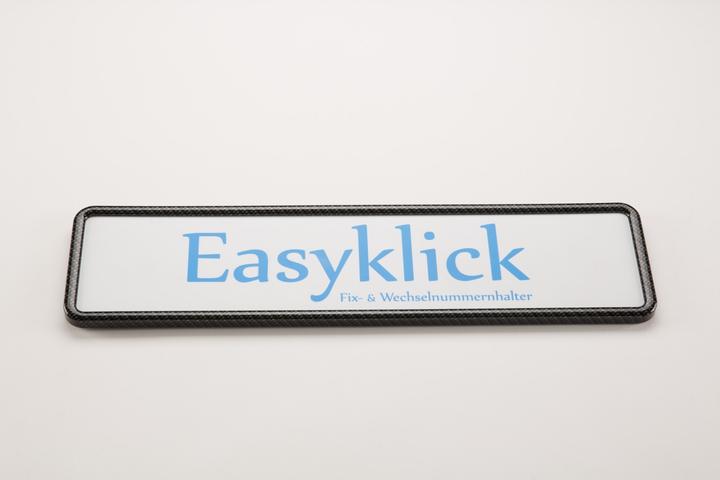 Image du produit Easyklick Cadre de numérotation format long 11x50 UNIQUEMENT Arrière carbone (Arrière, Format long)