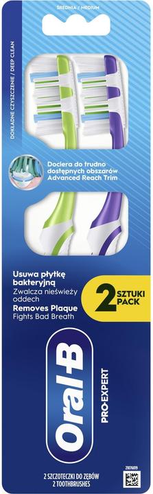 Oral-B Pro-Expert Deep Clean Medium Toothbrush (Medium, 2x)