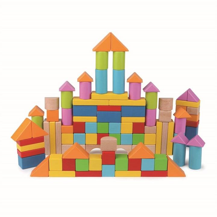 Actual product image Hape Wonderful Beech Blocks