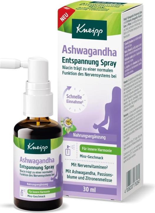 Actual product image Kneipp Ashwaganda (1 pcs., Spray, 30 ml)