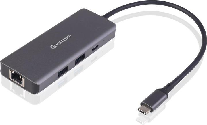 eSTUFF USB-C 6-in-1 Mobile Hub (USB-C, 6 Ports)