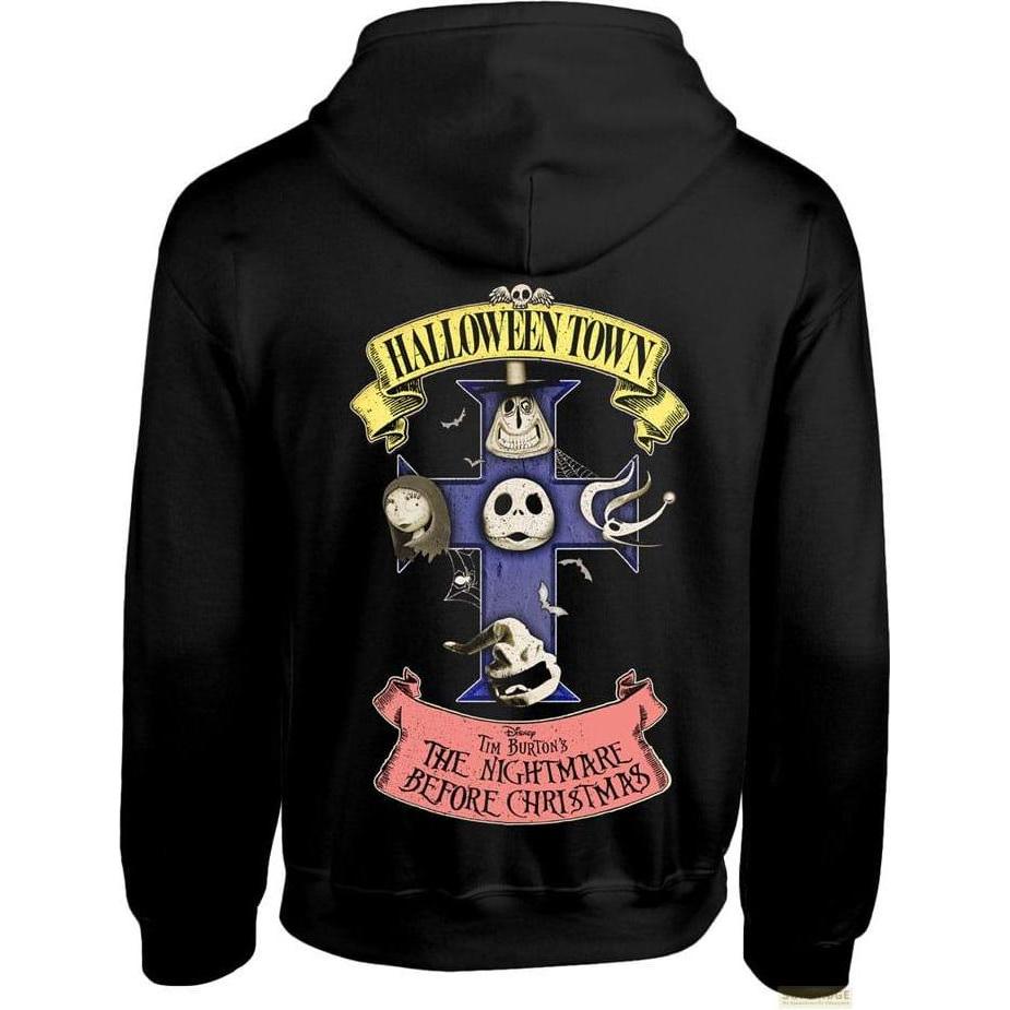 Heroes Inc, Pullover, Nightmare before Christmas Kapuzenpullover Halloween Town Grösse L, (L)