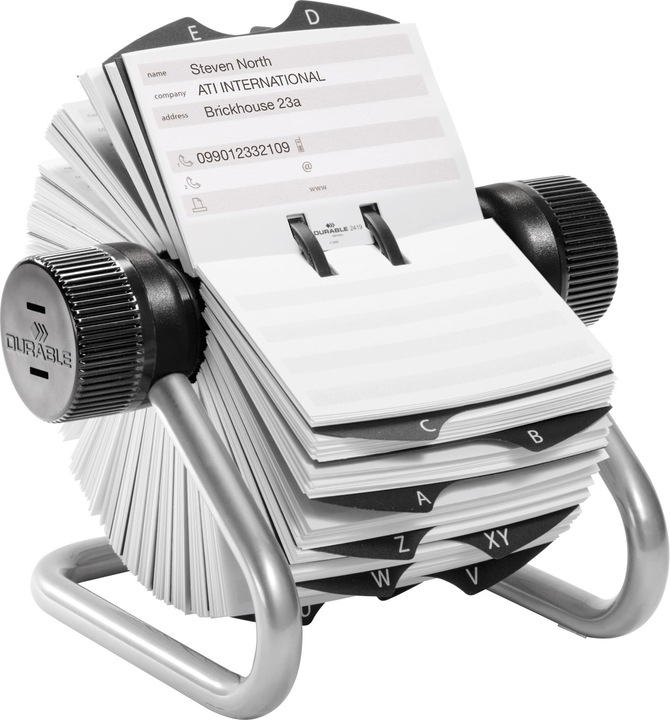 Actual product image Durable TELINDEX ROTATION FILE 1 ST 248223 (104 x 72 mm)