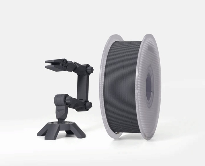 Productafbeelding Bambu Lab PLA CF - Lavagrijs - 1,75 mm (PLA, 1.75 mm, Grijs)