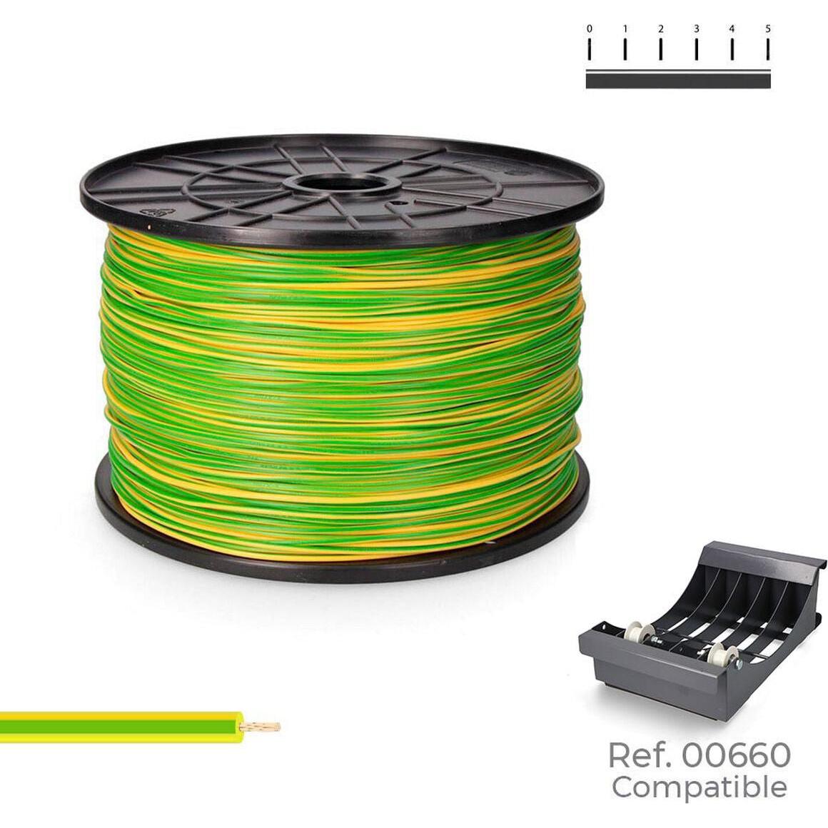 Sediles, Tubo + Canalina per cavi, Elektrische Schlauchleitung H07Z1-K Zweifarbig 1,5 Mm 500 M (500 m)