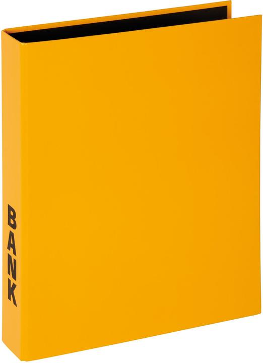 Produktbild Pagna Bankordner A4 gelb 2-Bügel-Mechanik+Niederhalter (A4, 52 mm, 1 Stück)
