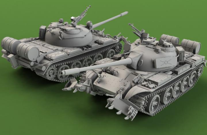 Actual product image Revell T-55A/AM with KMT-6/EMT-5