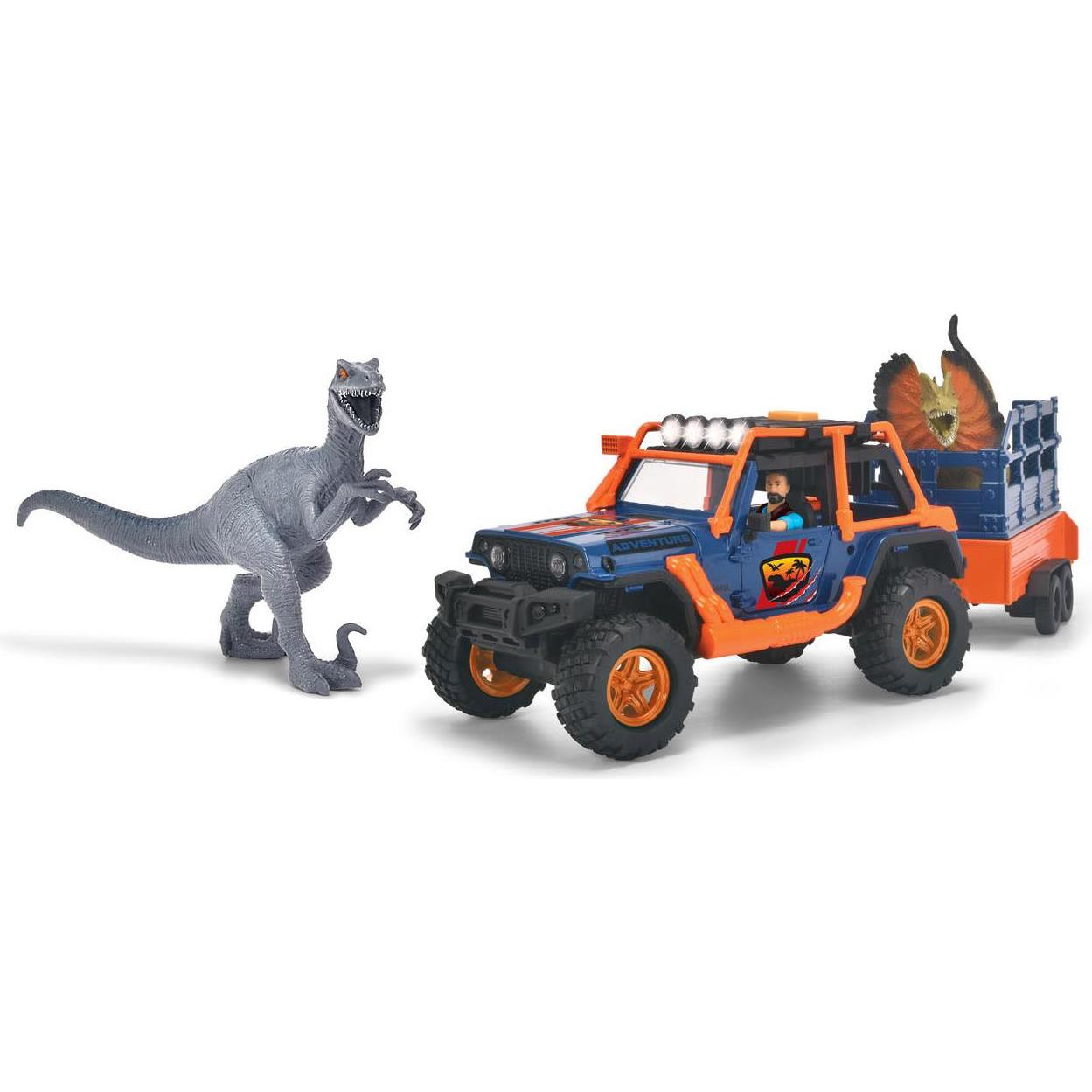 Thumbnail - Dickie Dino Jeep mit Trailer Spielset
