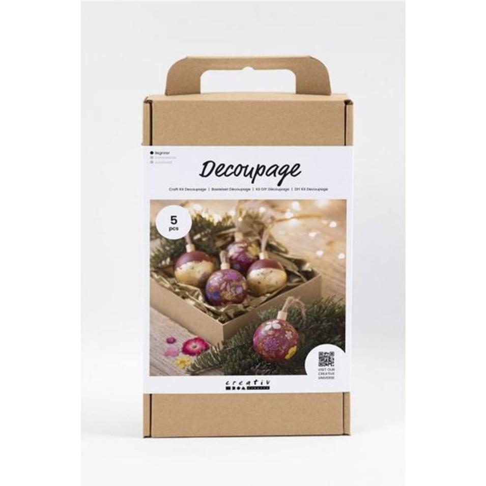 Creativ Company Weihnachtskugeln Getrocknete Blumen (977590)