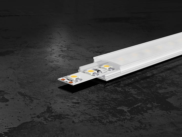 Actual product image EVN APFLAT4AM200 Aluminium profile flat bendable 200cm