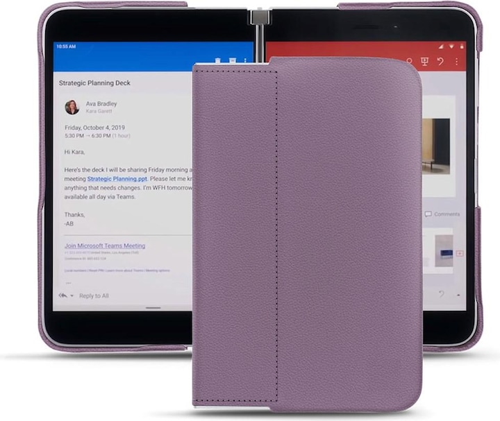 Actual product image Noreve Leather cover (Microsoft Surface Duo)